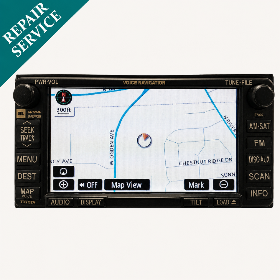 2006-2009 Toyota Sienna OEM GPS NAVIGATION SYTEM REPAIR SERVICE + WARRANTY
