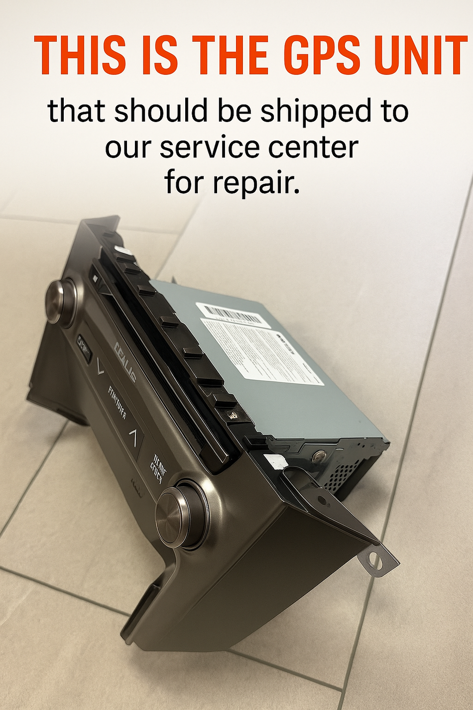 Lexus GX460 14-20 GPS Gracenote Navigation Radio Board Software REPAIR SERVICE