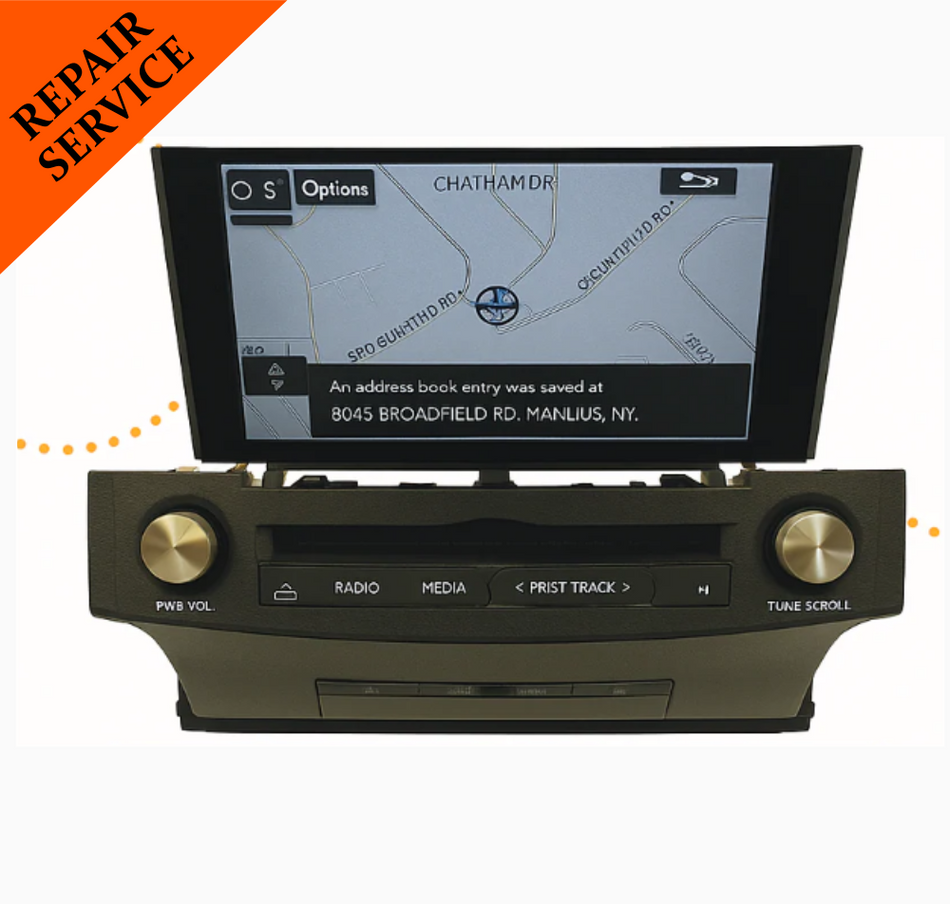 Lexus IS200T IS250 IS350 2014–2020 Navigation REPAIR SERVICE OEM Gracenote Unit