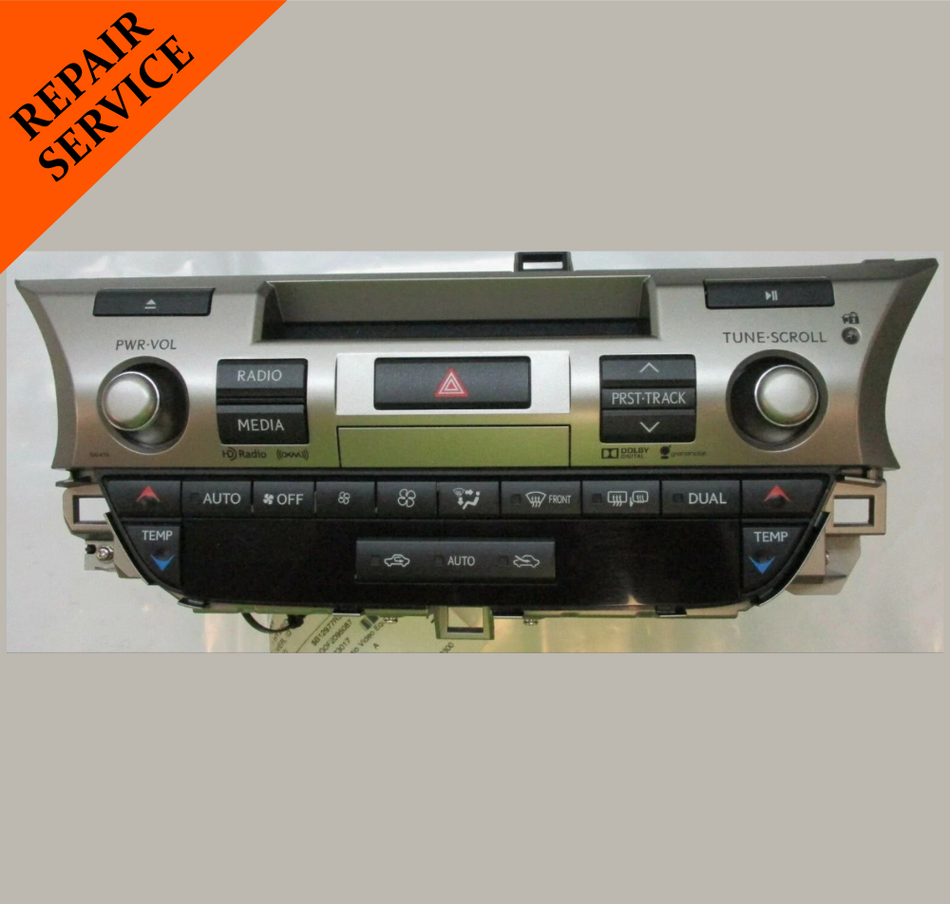 15-16 Lexus ES300H ES350 OEM Navigation Radio GPS Software Board REPAIR SERVICE