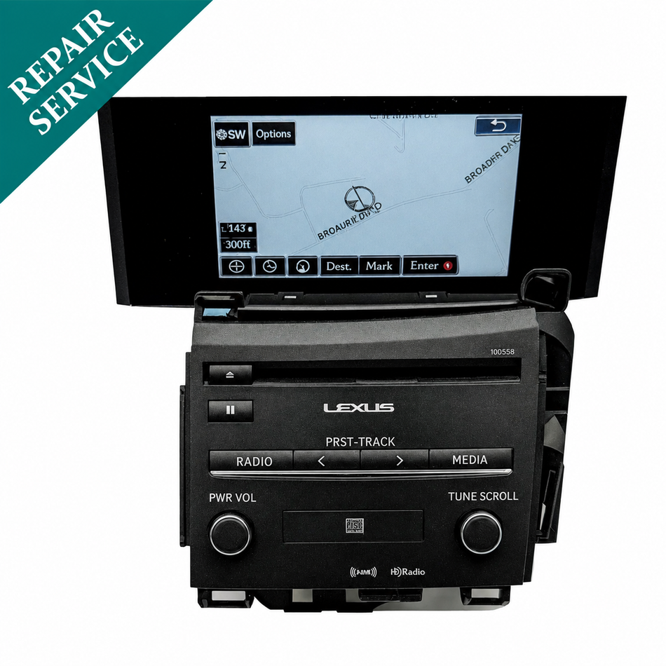 Lexus CT200h 2013+ Navigation REPAIR SERVICE | OEM Gracenote Unit
