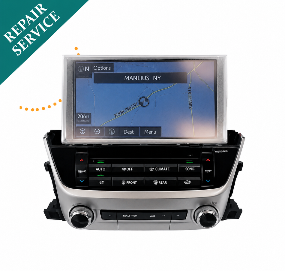 Toyota Land Cruiser 2016–2022 Navigation REPAIR SERVICE OEM Gracenote Unit